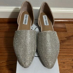 Steve Madden rhinestone flats